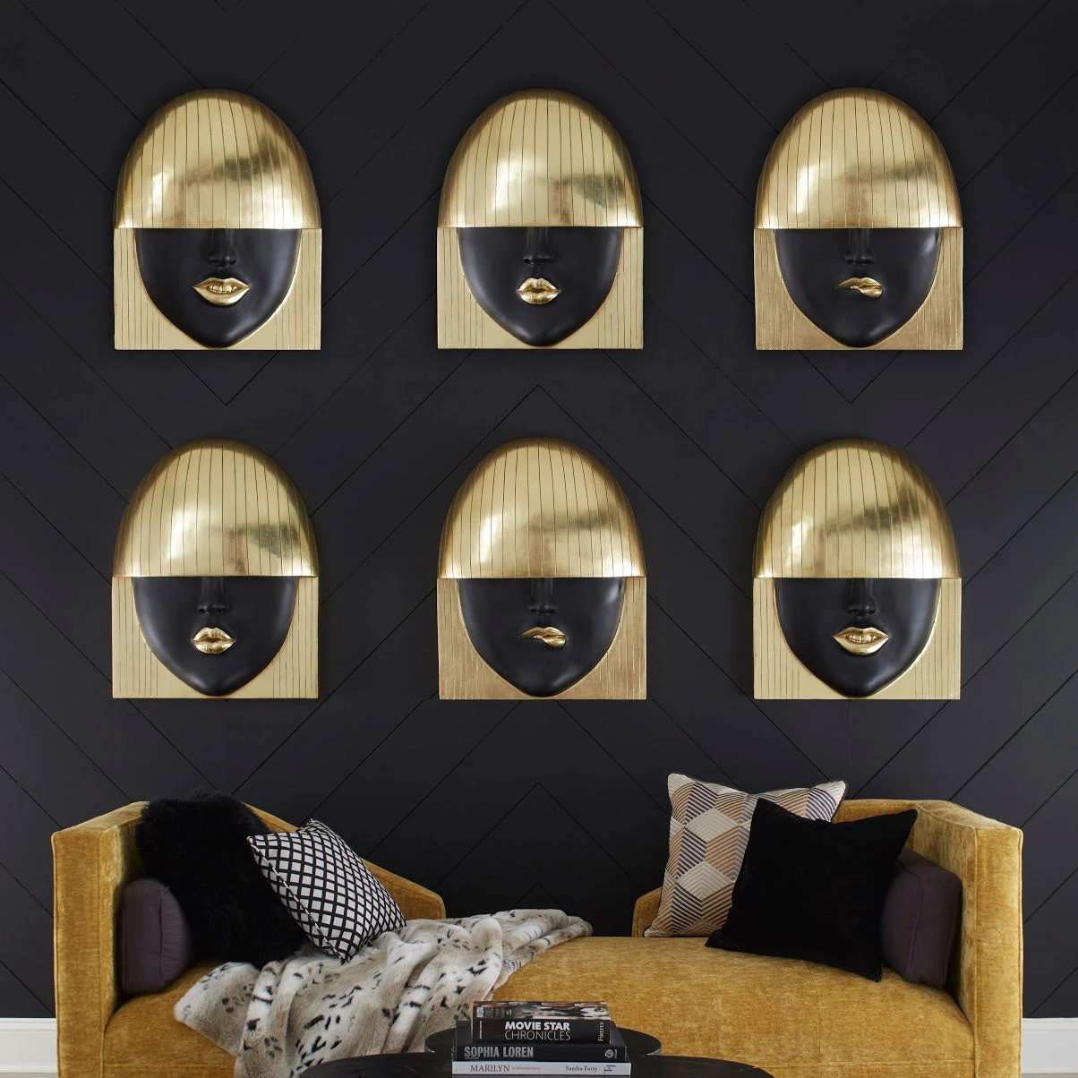 Fashion Faces Large Pout Wall Art - Black 4 Fashion Faces Large Pout Wall Art - Black - Image 4