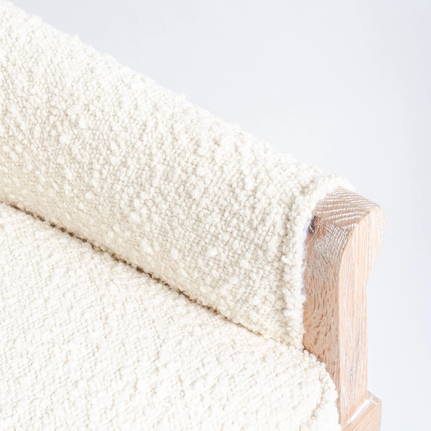 Adele Counter Stool In Ivory Boucle 5 Adele Counter Stool In Ivory Boucle - Image 5