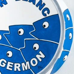 Albacore Tuna Sculpture - Electric Blue -Furniture Shop AlbacoreTunaSculpture ElectricBlue.02