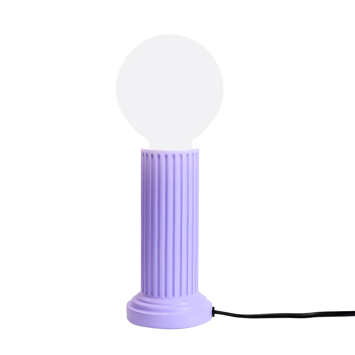 Athena Lamp Base In Lilac 1 Athena Lamp Base In Lilac