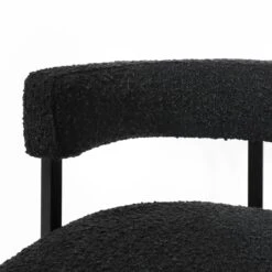 Ballantine Counter Stool In Matte Black Black Boucle 11 Ballantine Counter Stool In Matte Black Black Boucle -Furniture Shop BallantineCounterStoolinMatteBlackBlackBoucle.03