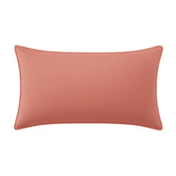 Custom Lumbar Pillow - Betsy Coral Velvet
