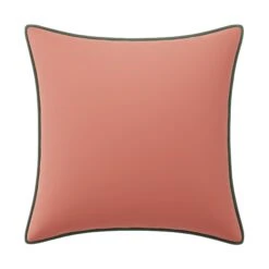 Custom Pillow - Betsy Coral Velvet -Furniture Shop BetsyCoralVelvetwithSimoneSageVelvetPiping.01