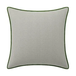 Custom Pillow - Betty Cloud Grey Chenille -Furniture Shop BettyCloudGreyChenillewithPierreMossWovenPiping.01