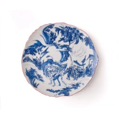 Blue Chinoiserie Dinner Plate By Seletti