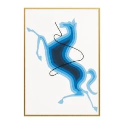 Blue Horse - Left Facing