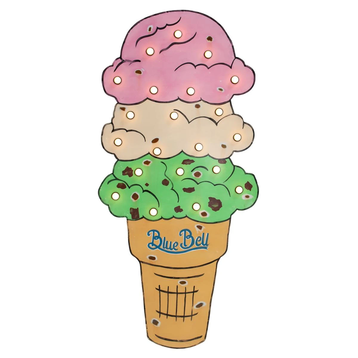 Blue Bell Mint Chocolate Chip Sign 1 Blue Bell Mint Chocolate Chip Sign