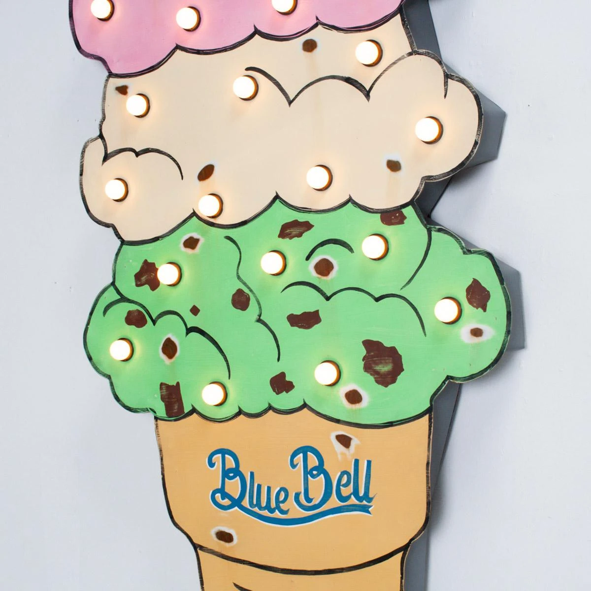 Blue Bell Mint Chocolate Chip Sign 2 Blue Bell Mint Chocolate Chip Sign - Image 2