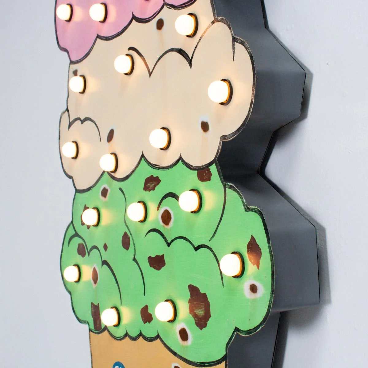 Blue Bell Mint Chocolate Chip Sign 3 Blue Bell Mint Chocolate Chip Sign - Image 3