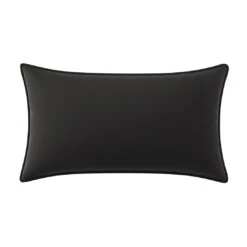 Custom Lumbar Pillow - Bowen Charcoal Velvet