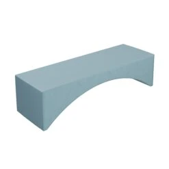 Custom Brooklyn Bench 32 Custom Brooklyn Bench -Furniture Shop BrooklynBenchinClarioIceVelvet.03