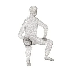 Crazy Wire Lounging Male