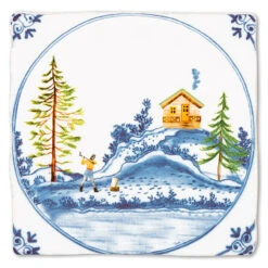 Cabin In The Woods Tile