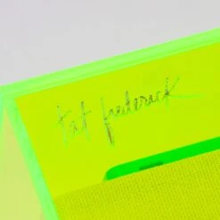 Cassette Tape Petite - Neon Green -Furniture Shop CassetteTapePetite NeonGreen.03