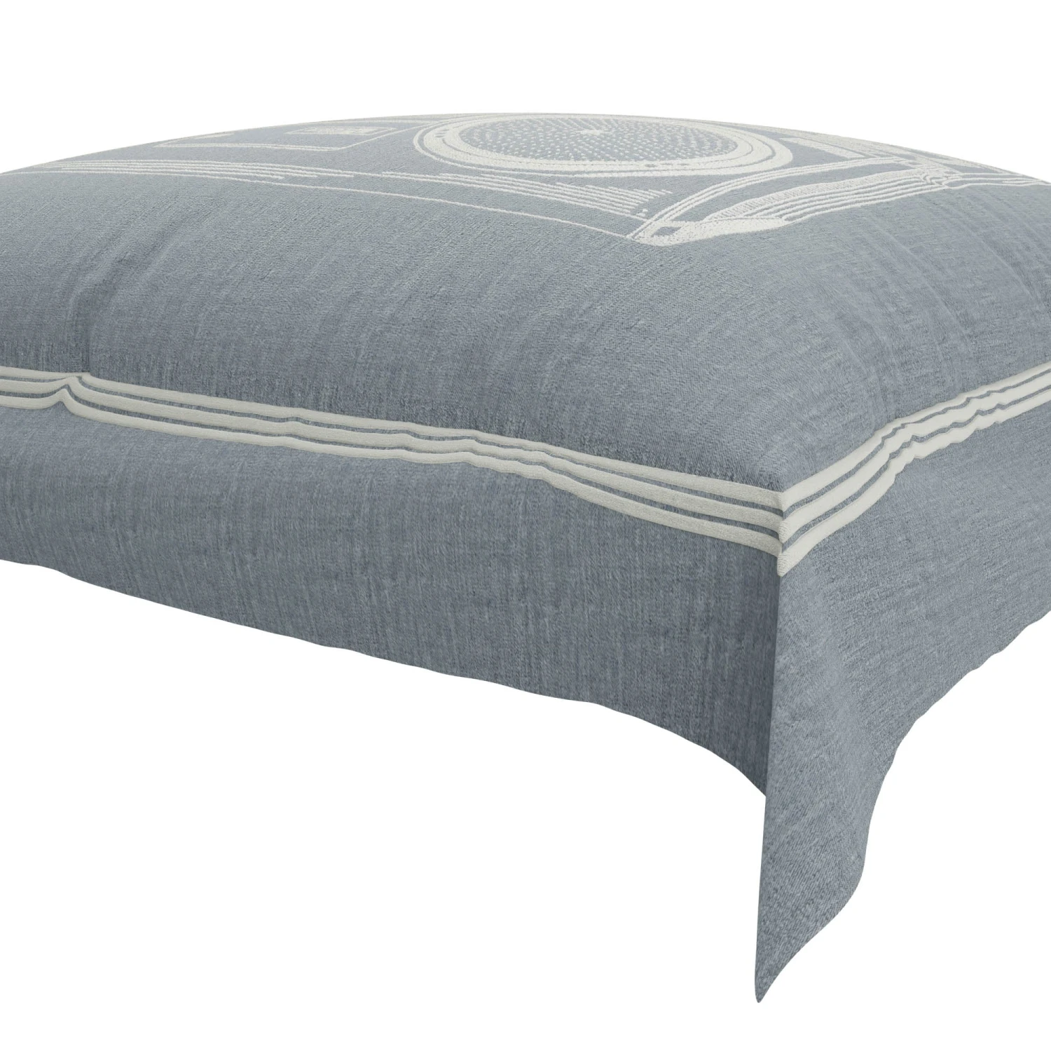 Chambray Boombox Pillow Cover 5 Chambray Boombox Pillow Cover - Image 5