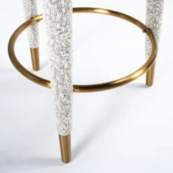 Chance Counter Stool In Grey Boucle -Furniture Shop ChanceCounterStoolinGreyBoucle.04