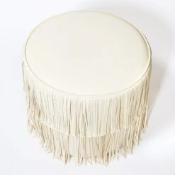 Chaser Ottoman In Ivory Leather -Furniture Shop ChaserOttomaninIvoryLeather.06