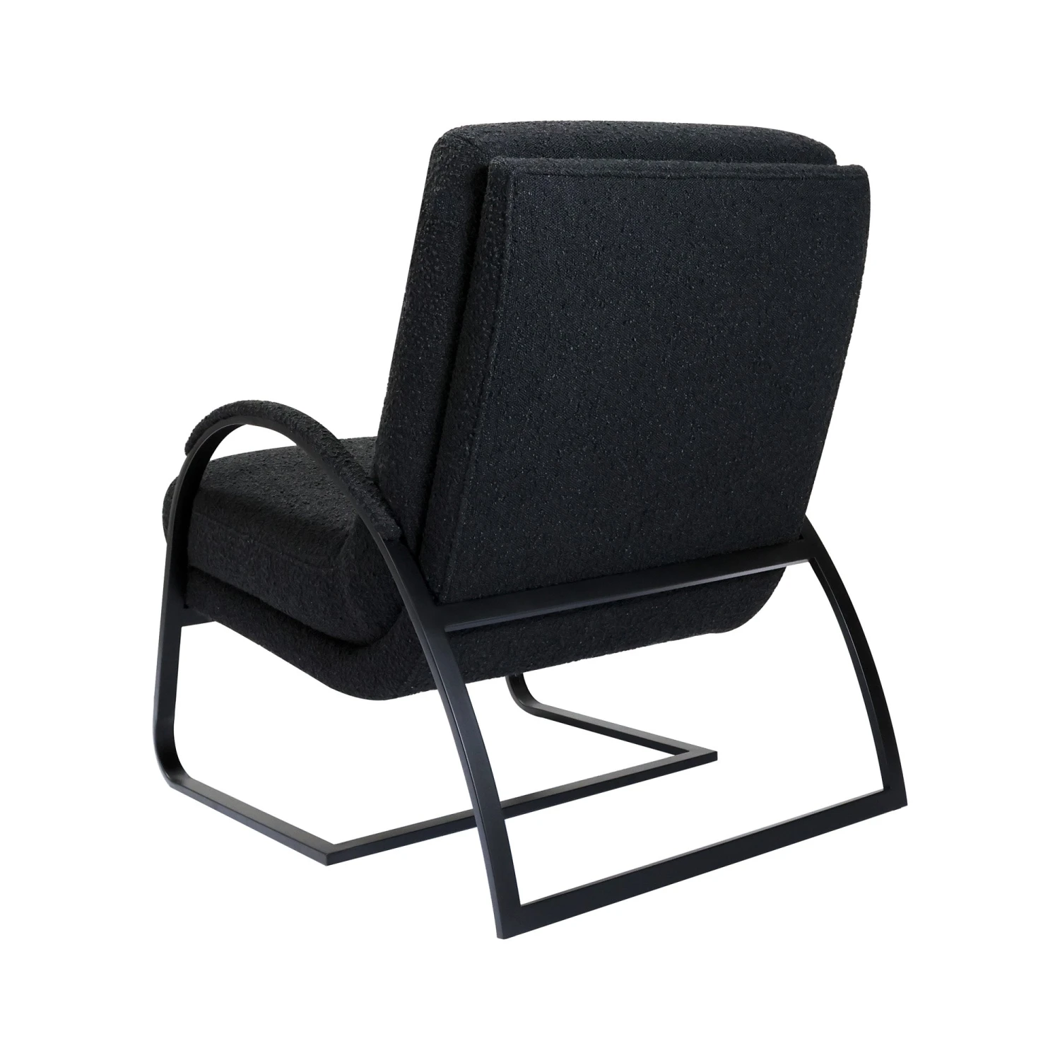 Claude Chair In Black Boucle 4 Claude Chair In Black Boucle - Image 4