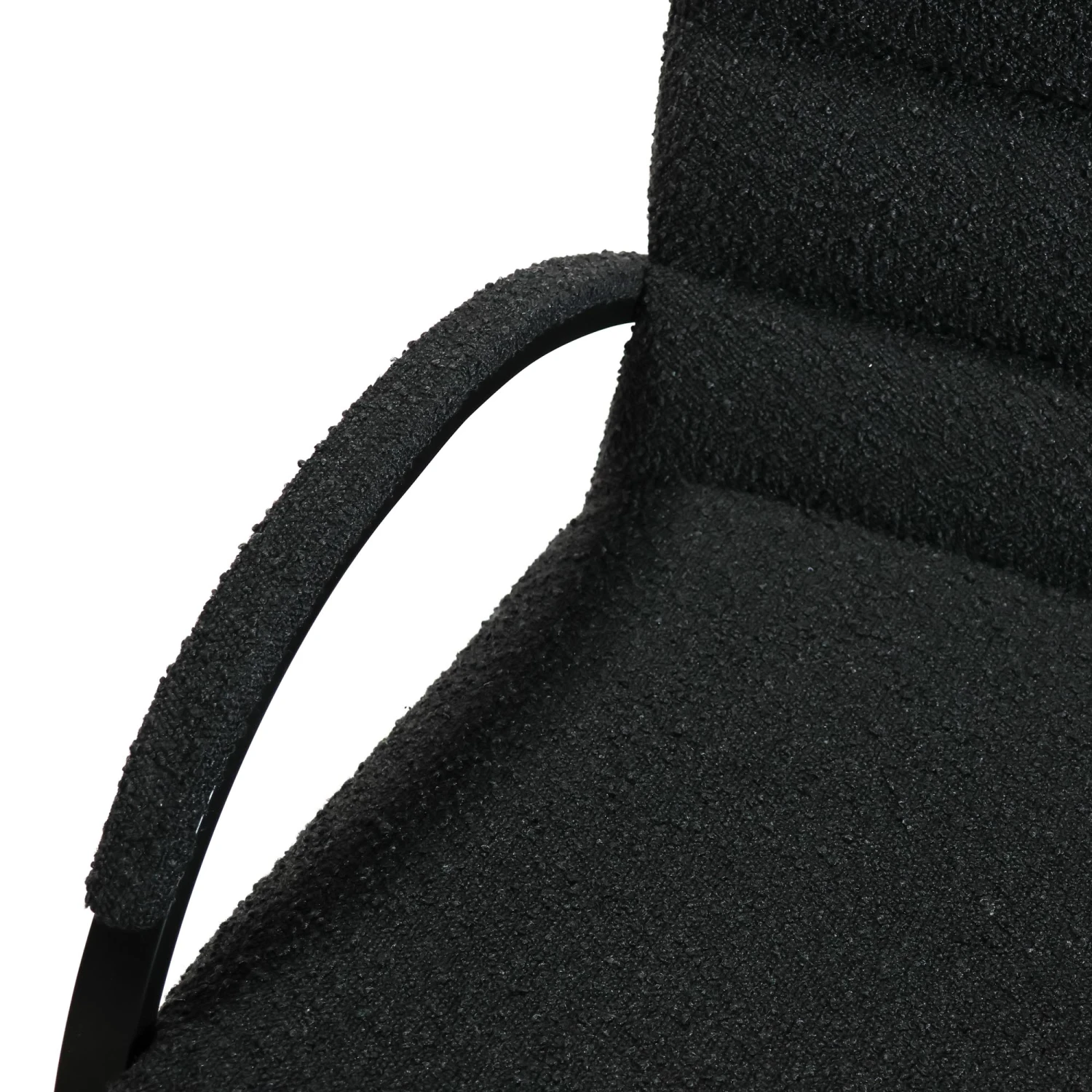Claude Chair In Black Boucle 6 Claude Chair In Black Boucle - Image 6