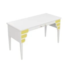 Custom Clementine Desk -Furniture Shop ClementineDeskinCollinsGrasscloth.04