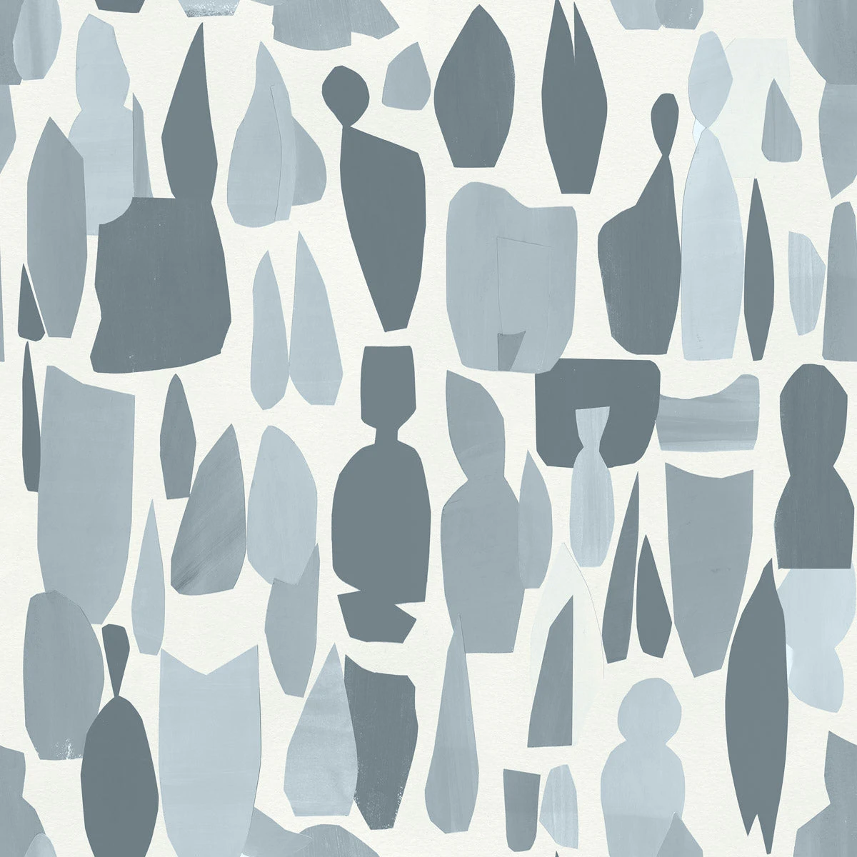 Collage Wallpaper - Pewter 1 Collage Wallpaper - Pewter