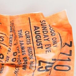 Rock ‘N Roll Stub - 1971 -Furniture Shop ConcertTicket JamesBrown.03