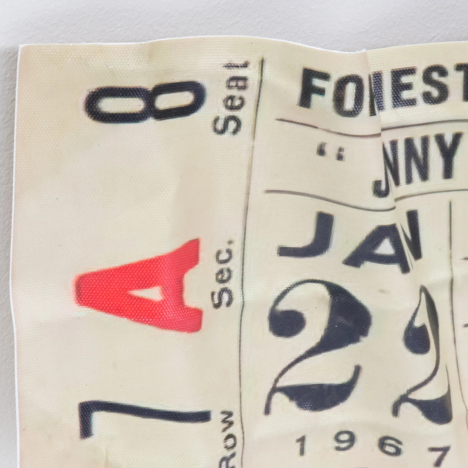 Rock ‘N Roll Stub - 1967 2 Rock ‘N Roll Stub - 1967 - Image 2