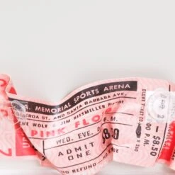 Rock ‘N Roll Stub - 1975 7 Rock ‘N Roll Stub - 1975 -Furniture Shop ConcertTicket PinkFloyd.03