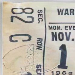 Rock ‘N Roll Stub - 1965 -Furniture Shop ConcertTicket TheRollingStones.03