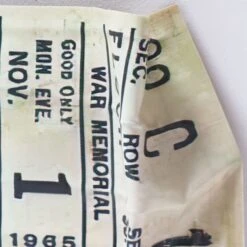 Rock ‘N Roll Stub - 1965 -Furniture Shop ConcertTicket TheRollingStones.04