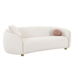 Cormier Sofa In Ivory -Furniture Shop Cormier Sofa.02