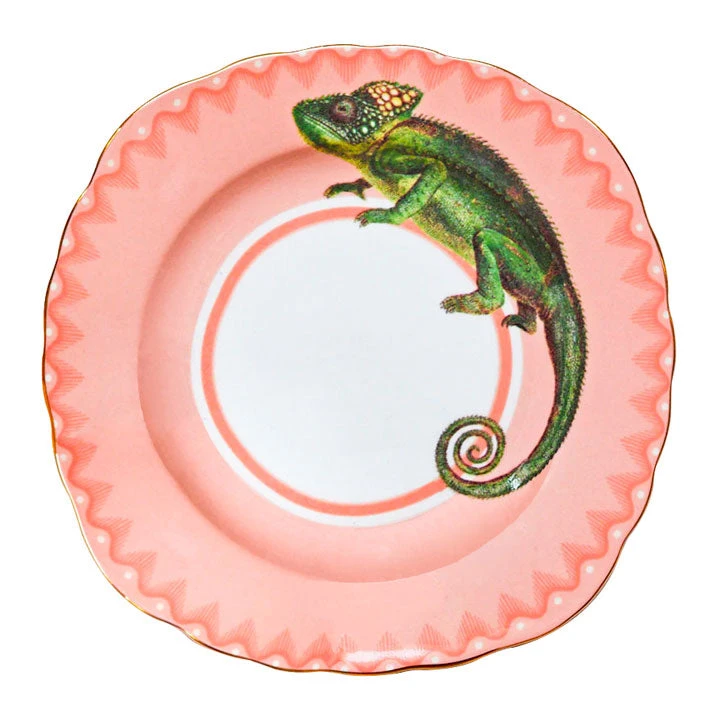 Crafty Chameleon Tea Plate 1 Crafty Chameleon Tea Plate