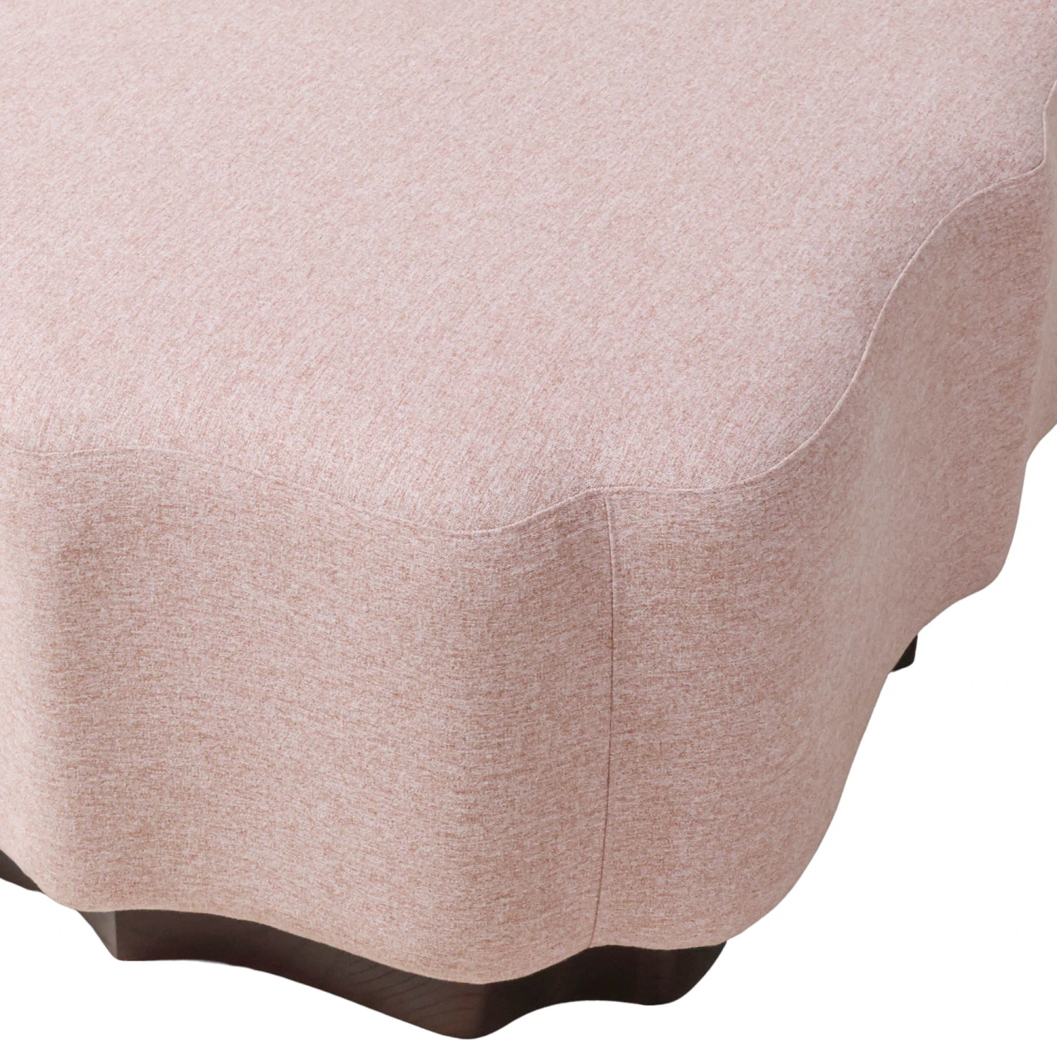 Cruz Ottoman In Mauve Tweed 5 Cruz Ottoman In Mauve Tweed - Image 5