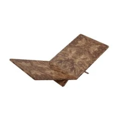 Custom KIP Burl Bookstand -Furniture Shop CustomKIPBookstandinProvincialMappaBurl.03