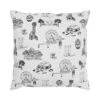 Custom Pillow - Dallas Toile Black