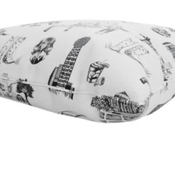 Custom Pillow - Dallas Toile Black -Furniture Shop CustomPillow DallasToileBlack.03