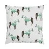 Custom Pillow - Horse & Tassel Green