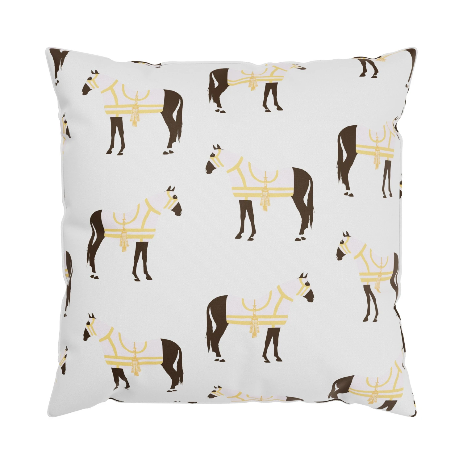 Custom Pillow - Horse & Tassel Pink 1 Custom Pillow - Horse & Tassel Pink