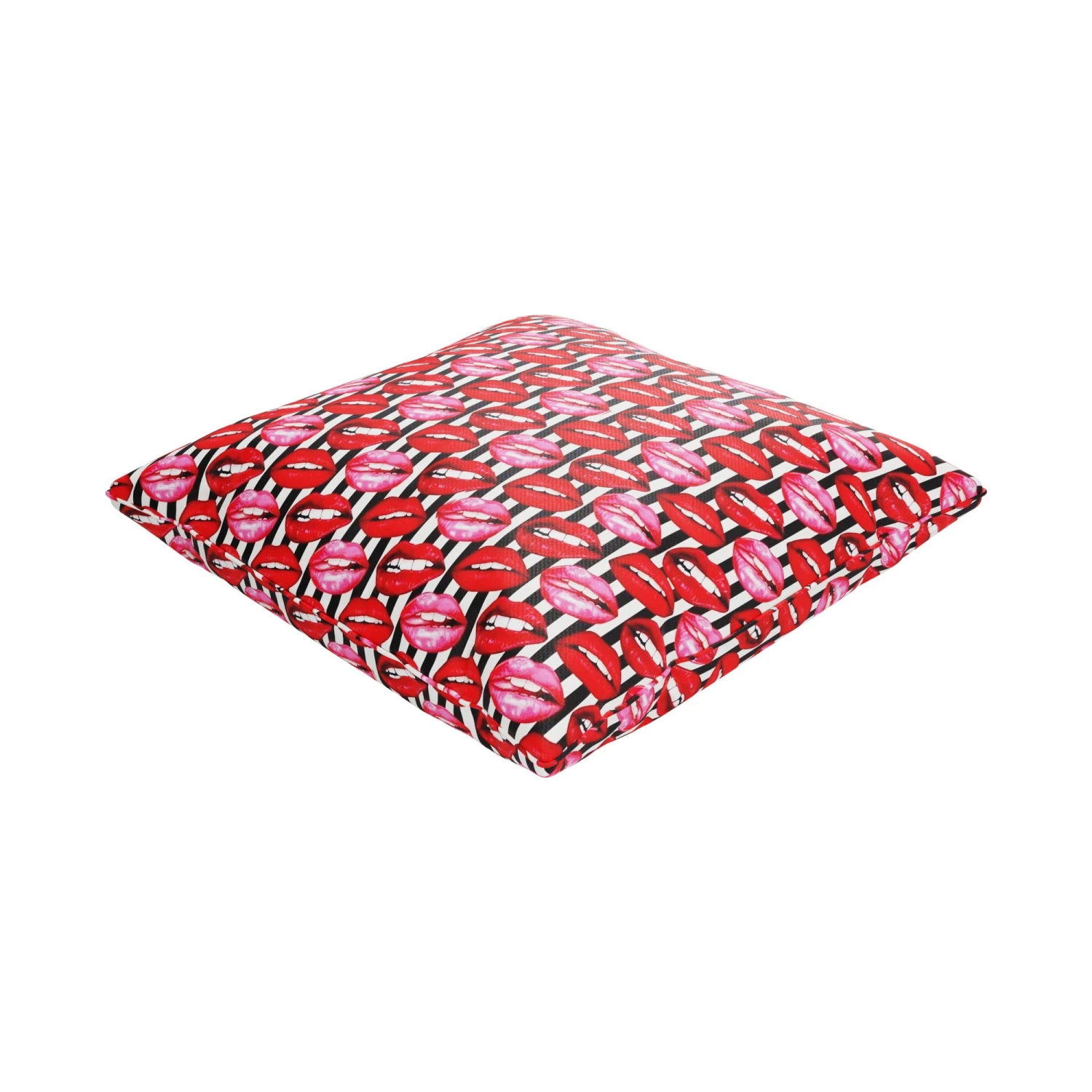 Custom Pillow - Lips Stripes 2 Custom Pillow - Lips Stripes - Image 2