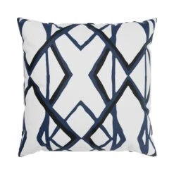 Custom Pillow - Through The Looking Glass Navy