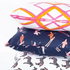 Custom Pillow - Through The Looking Glass Navy -Furniture Shop CustomPillow ThroughtheLookingGlassPink.05 f7c0c9cd e29a 4aea 9dd7 2cd09691ef5d