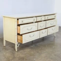 Nine Drawer Dresser With Bamboo Detail -Furniture Shop DE 6NineDrawerDresserwithBambooDetail.11