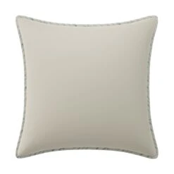 Custom Pillow - Dali Ivory Velvet -Furniture Shop DaliIvoryVelvetwithInesRiverChenillePiping.01