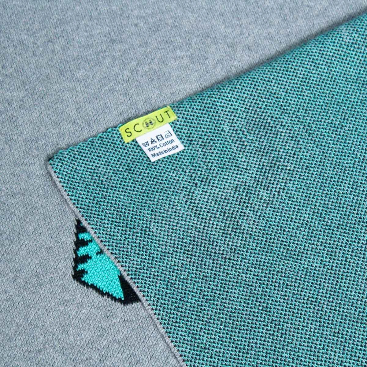 Dino Baby Throw - Blue 4 Dino Baby Throw - Blue - Image 4