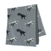 Dino Baby Throw - Grey