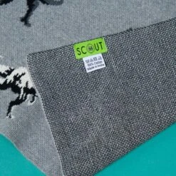 Dino Baby Throw - Grey -Furniture Shop Dino 20Baby 20Throw 20 20Grey.04