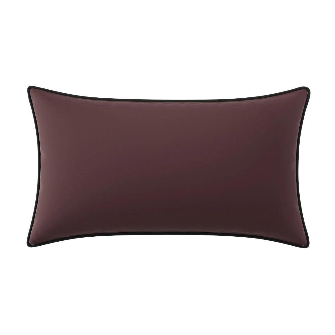Custom Lumbar Pillow - Elie Plum Velvet 2 Custom Lumbar Pillow - Elie Plum Velvet - Image 2