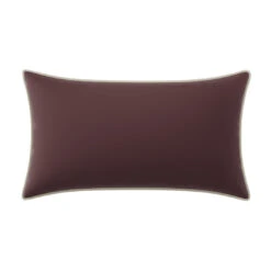 Custom Lumbar Pillow - Elie Plum Velvet 10 Custom Lumbar Pillow - Elie Plum Velvet -Furniture Shop EliePlumVelvetLumbarwithDaliIvoryVelvetPiping.01