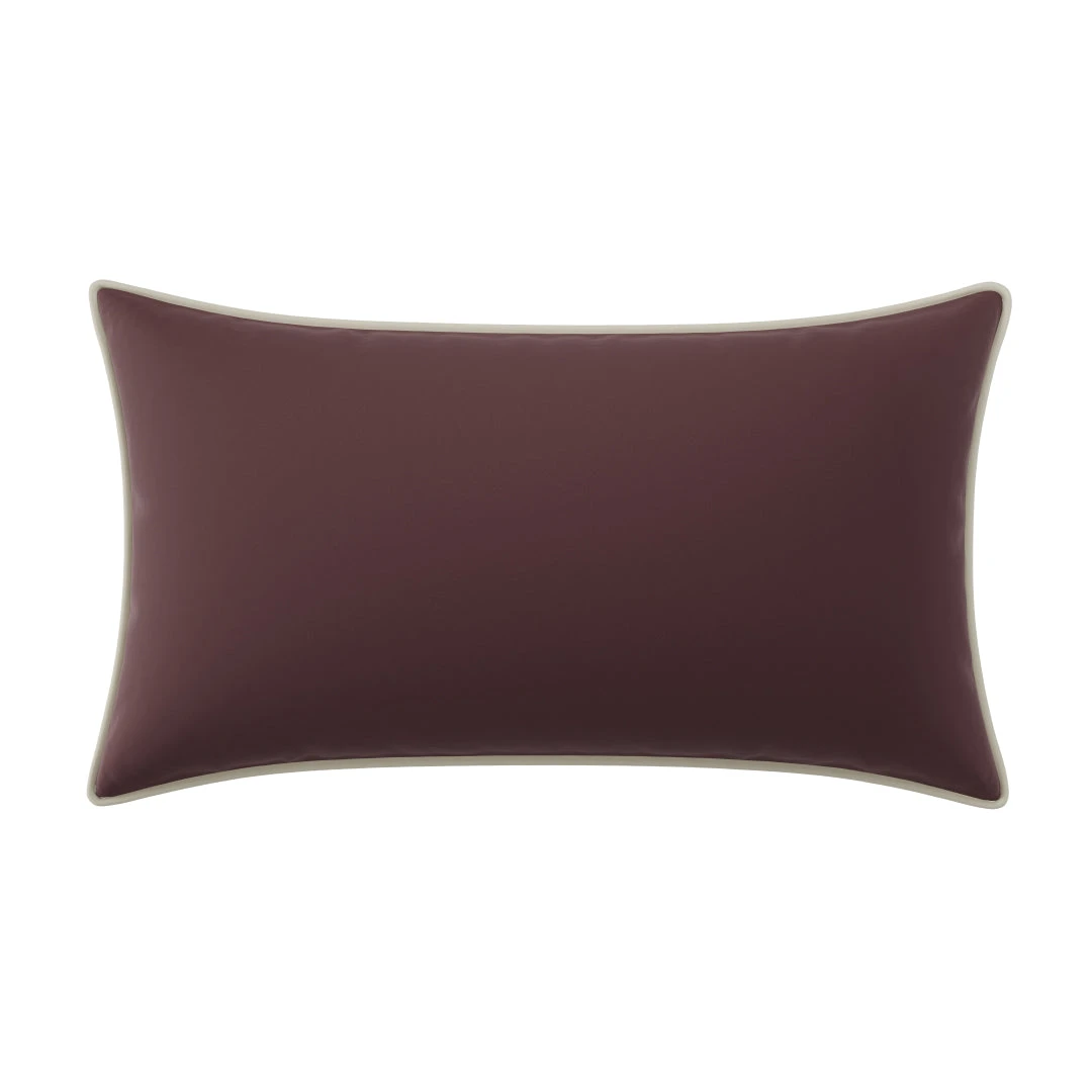 Custom Lumbar Pillow - Elie Plum Velvet 4 Custom Lumbar Pillow - Elie Plum Velvet - Image 4