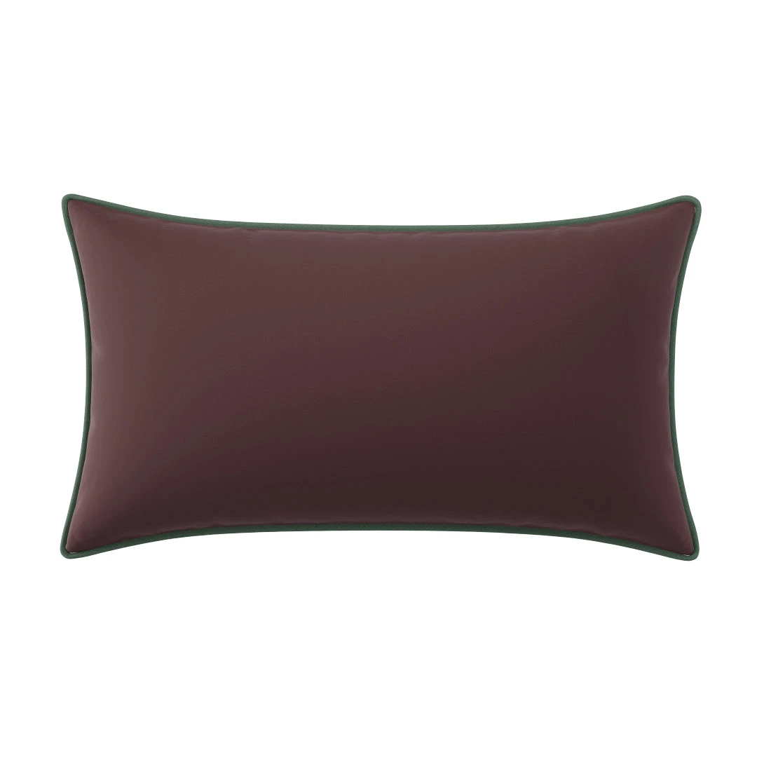 Custom Lumbar Pillow - Elie Plum Velvet 6 Custom Lumbar Pillow - Elie Plum Velvet - Image 6